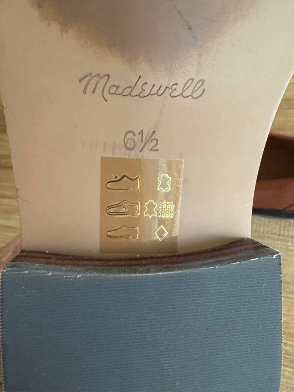 NWOT Madewell Vernon Loafer in Dried Maple 6.5